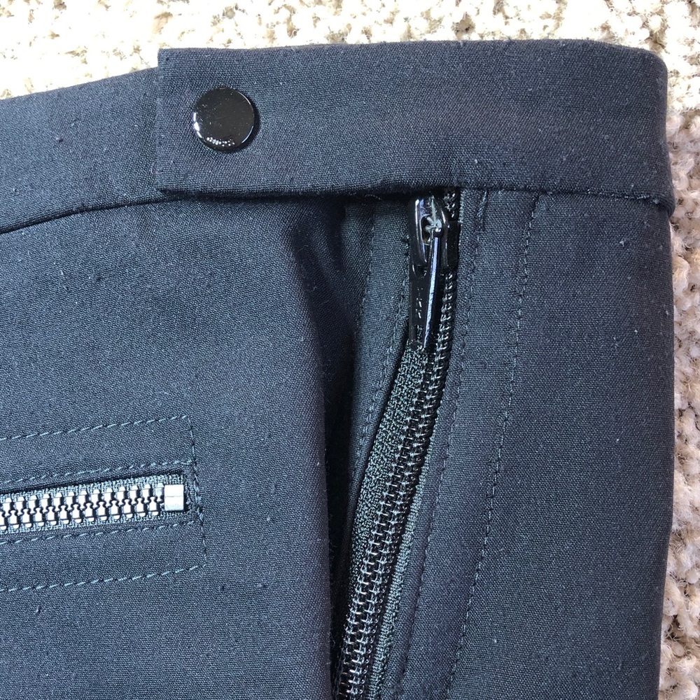 Gucci Women's Black Quiet Luxury Trousers with Zip Pocket, Size 4-6 (US) - Picture 4 of 12